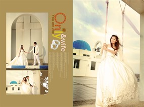 浪漫婚纱写真PSD素材下载